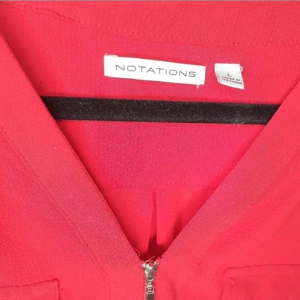 Notations Blouse - Red - image 3